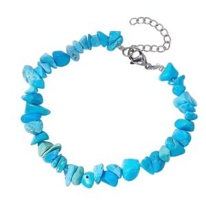 Beads bracelet Various Colors Irregular Gravel Faux Turquoise Natural Stone Good